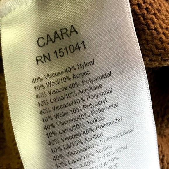 CAARA Turtleneck Sweater Dress tobacco color - Picture 11 of 16